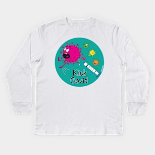 Kick Covid Kids Long Sleeve T-Shirt